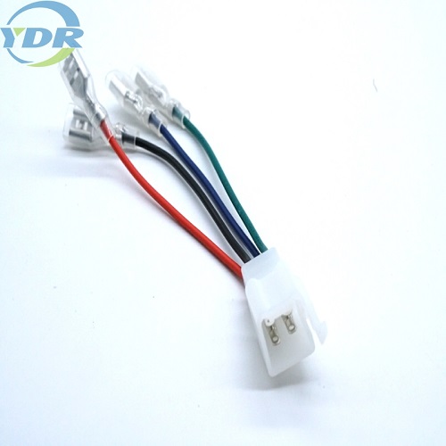 110 250 187 Terminal 2.8 Hane Hona 2*2P Kabel DJ611-2.8 250 6.3mm Motorcykelvajer