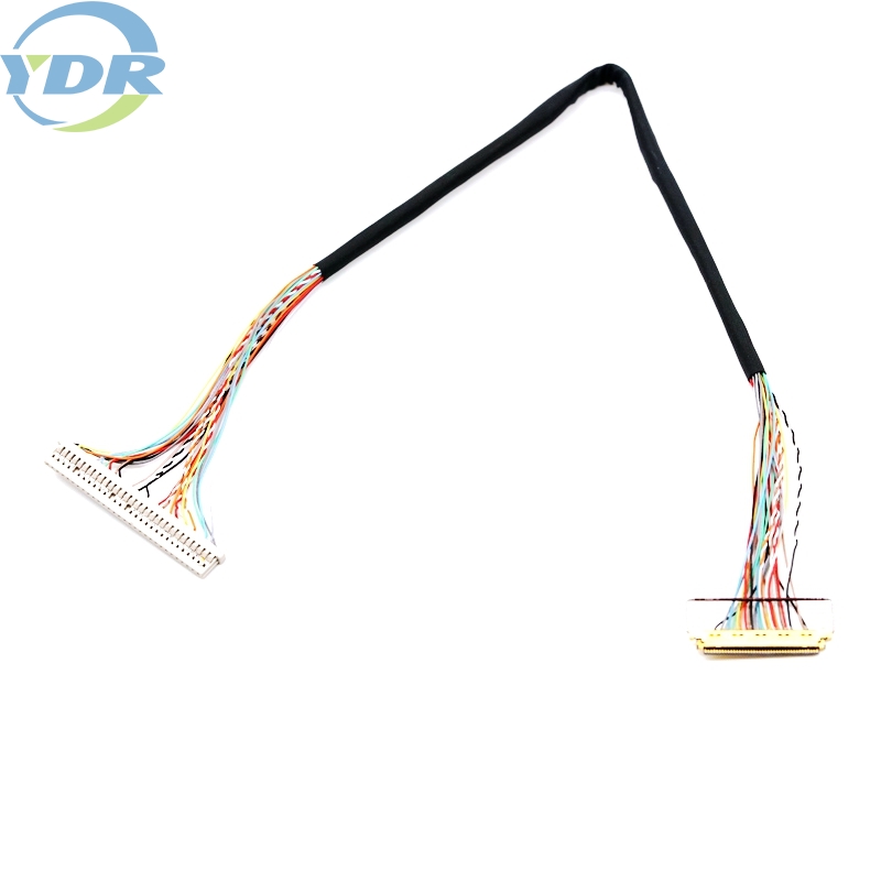 DF14-30P-1.25H LVDS LCD-skärm Display Kabel 30Pin Twisted Pair För TV Dator Anpassad