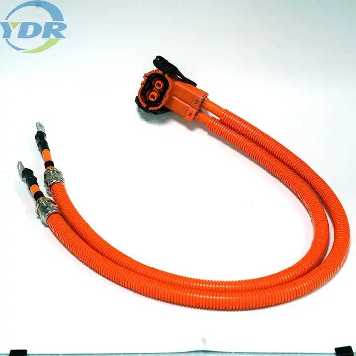TE YHV800-2P-90-50M-A EV Elfordons laddning skärmad kabel HVP800-2PHI Heavy Duty Auto Batteri Ledning